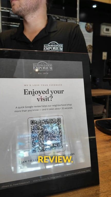 Next time you're in, leave us a review!