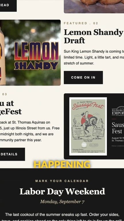 Join our newsletter at www.isfeindy.com/newsletter to stay in the loop!