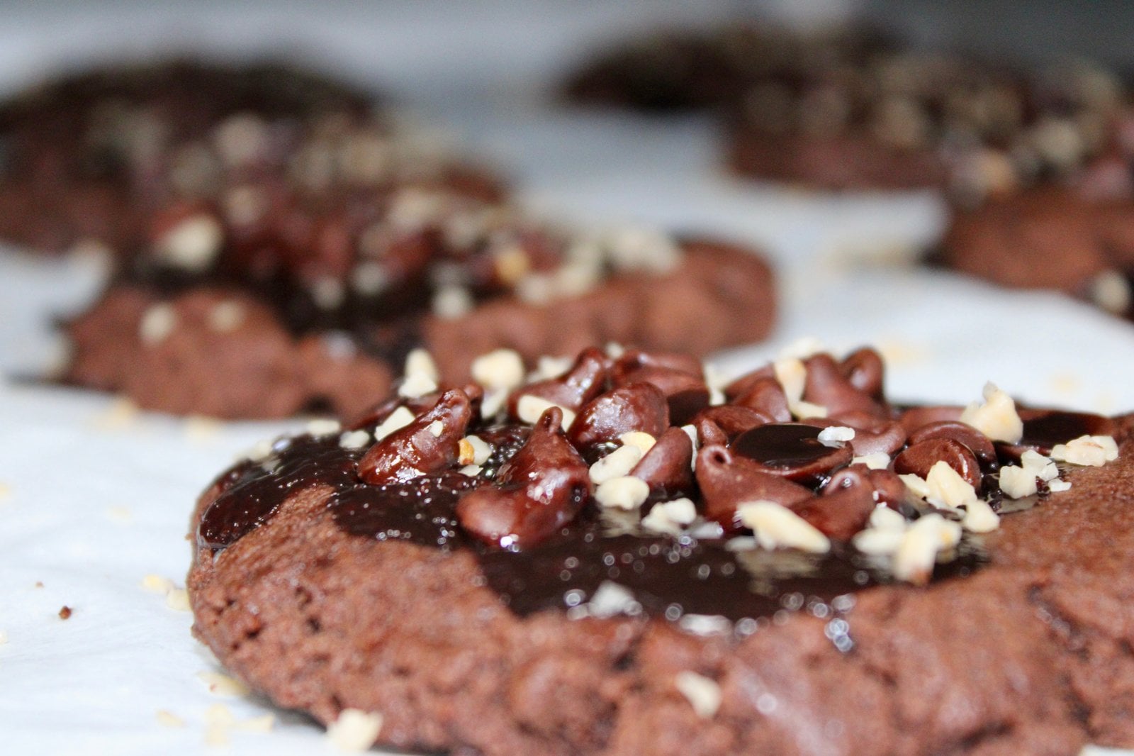 Double chocolate chip cookies