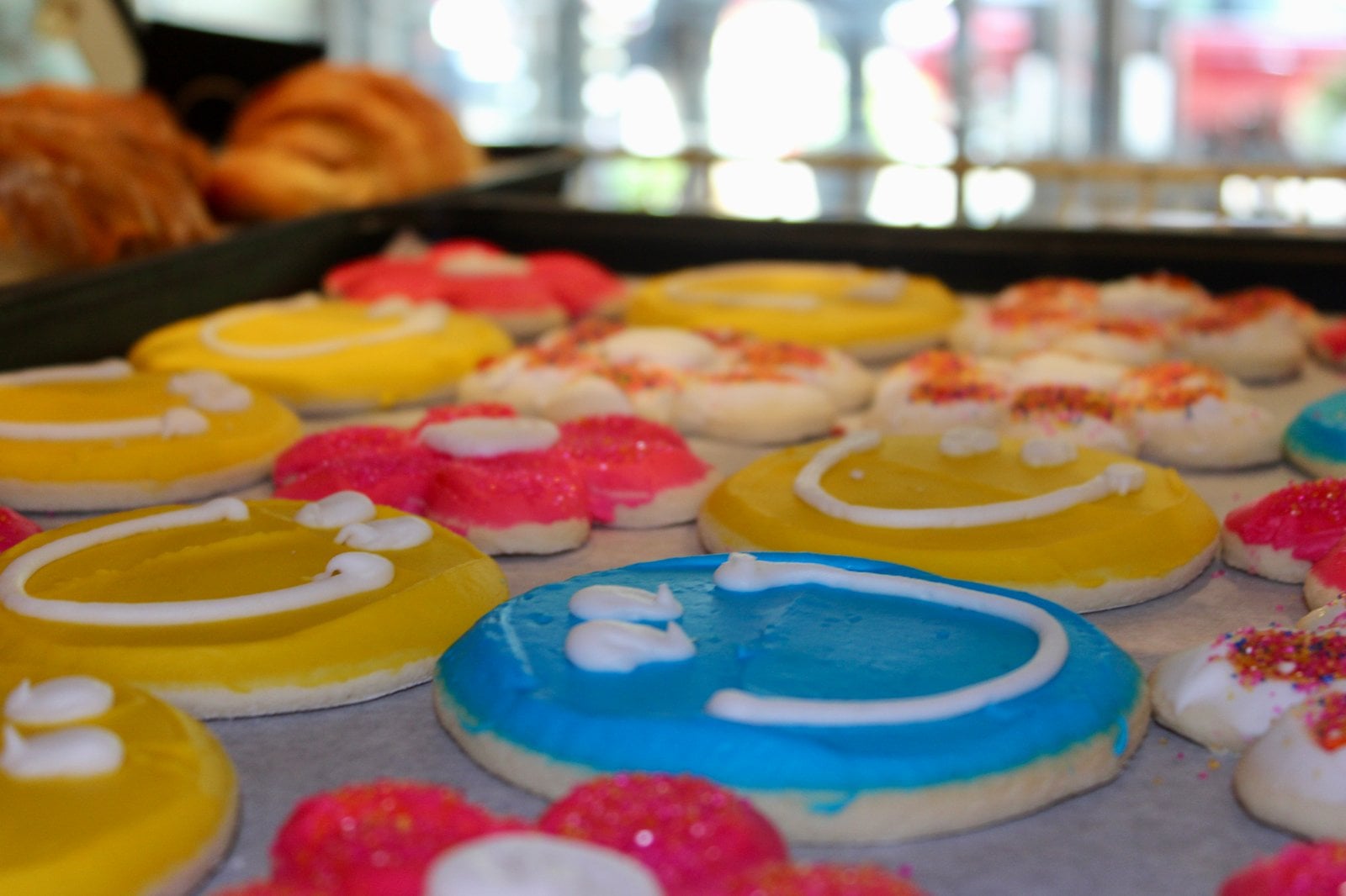 Frosted sugar cookies