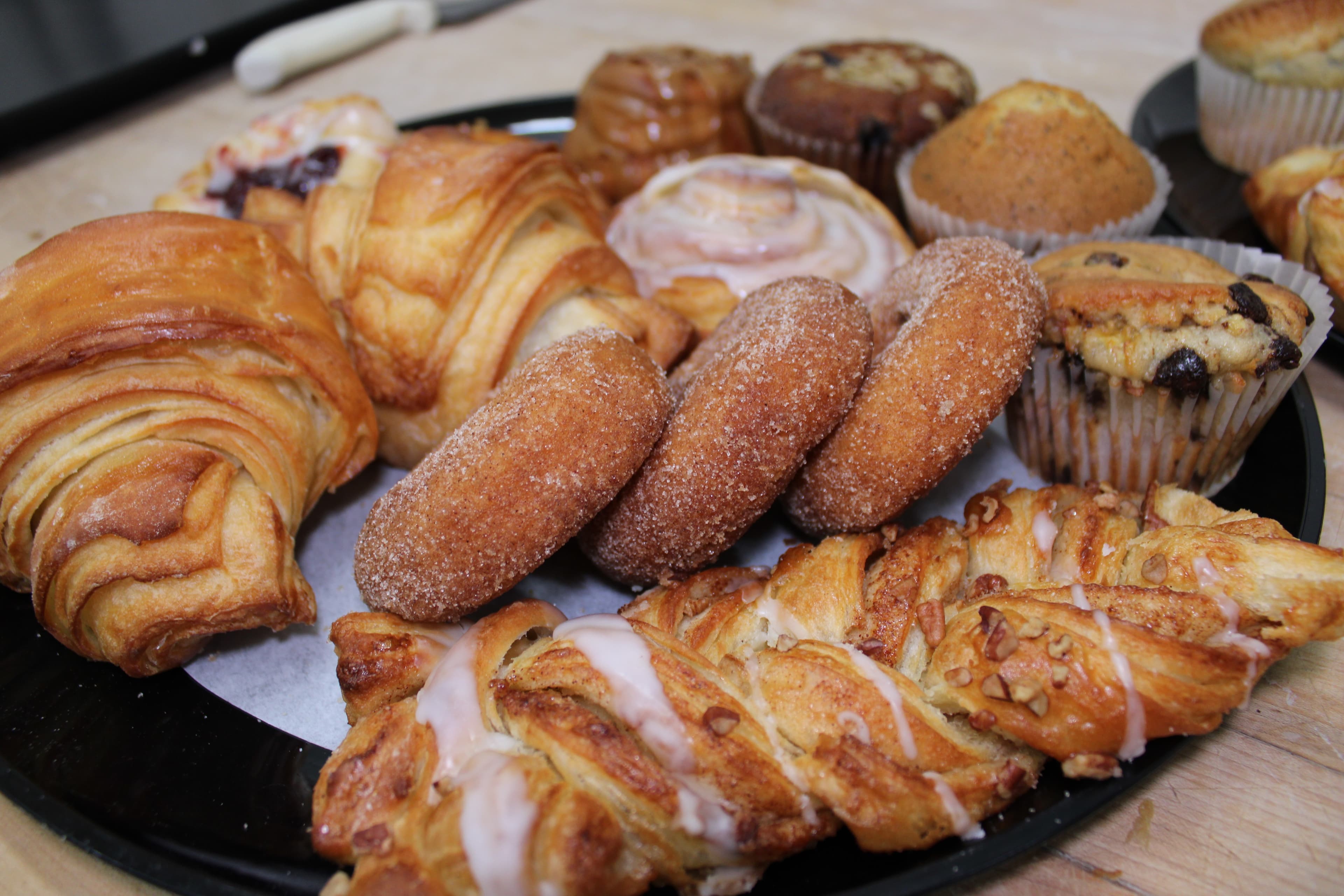 Fresh-baked pastries